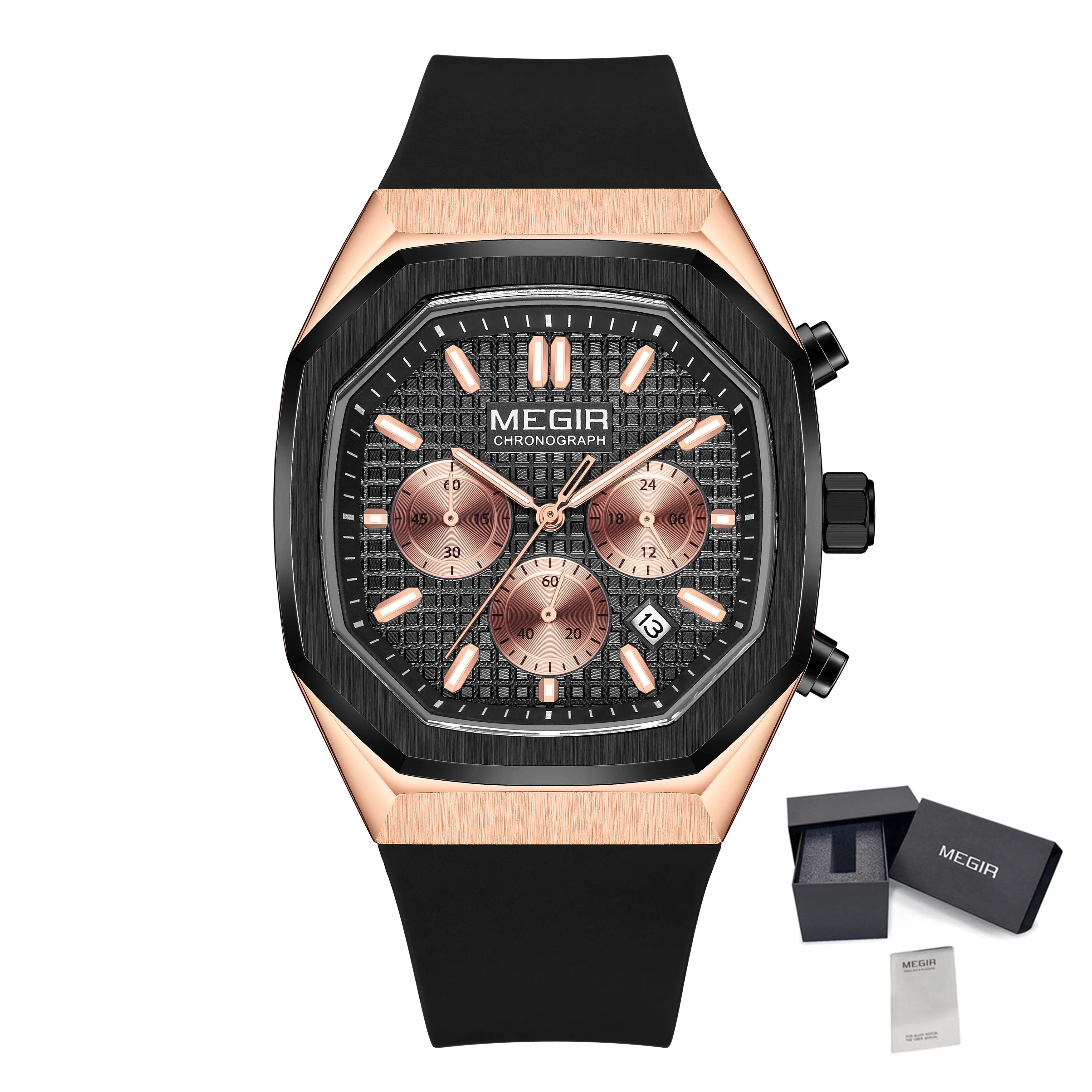 Rose Gold and Black PVD