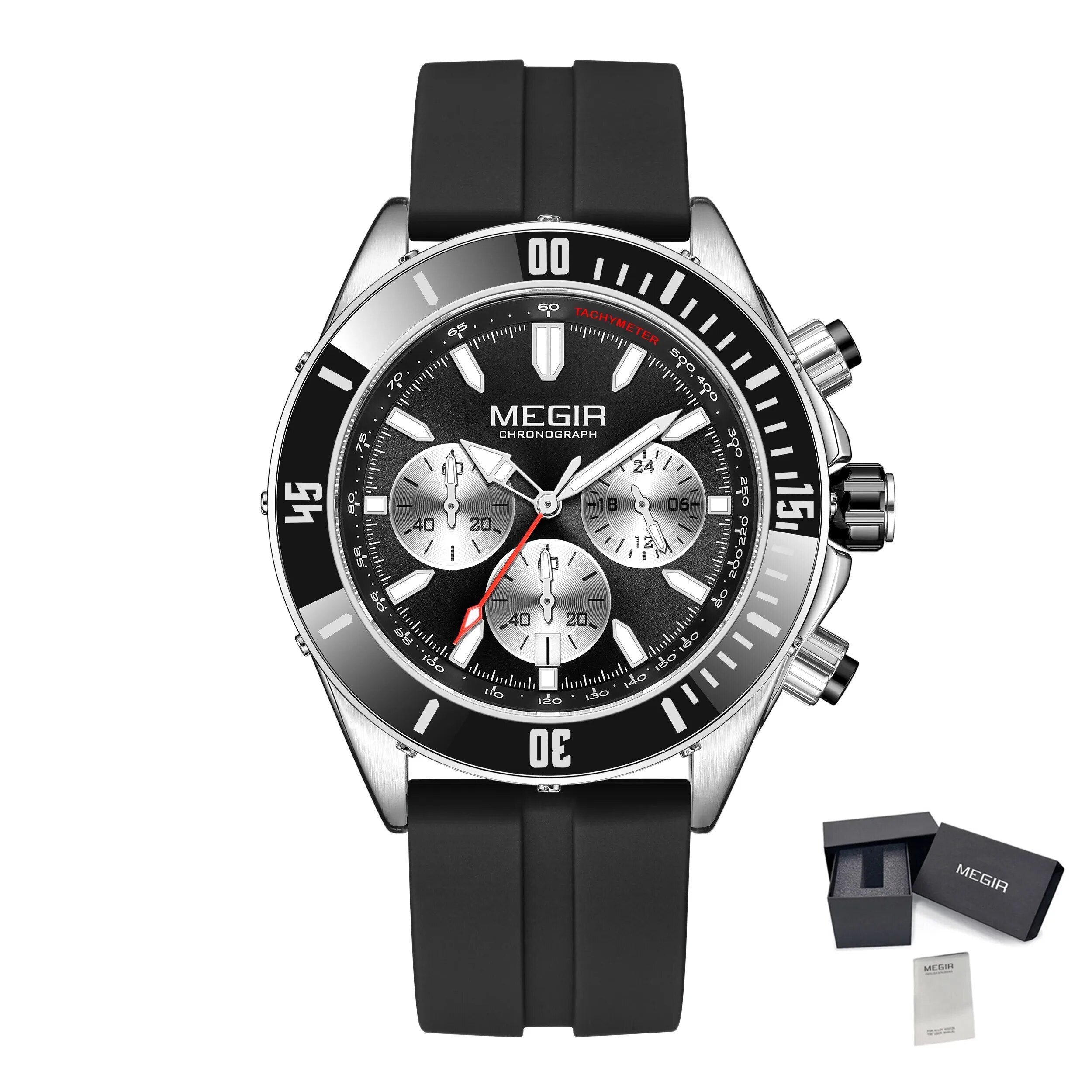 Watch with Black Dial