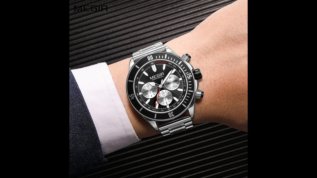 Watch with Black Dial