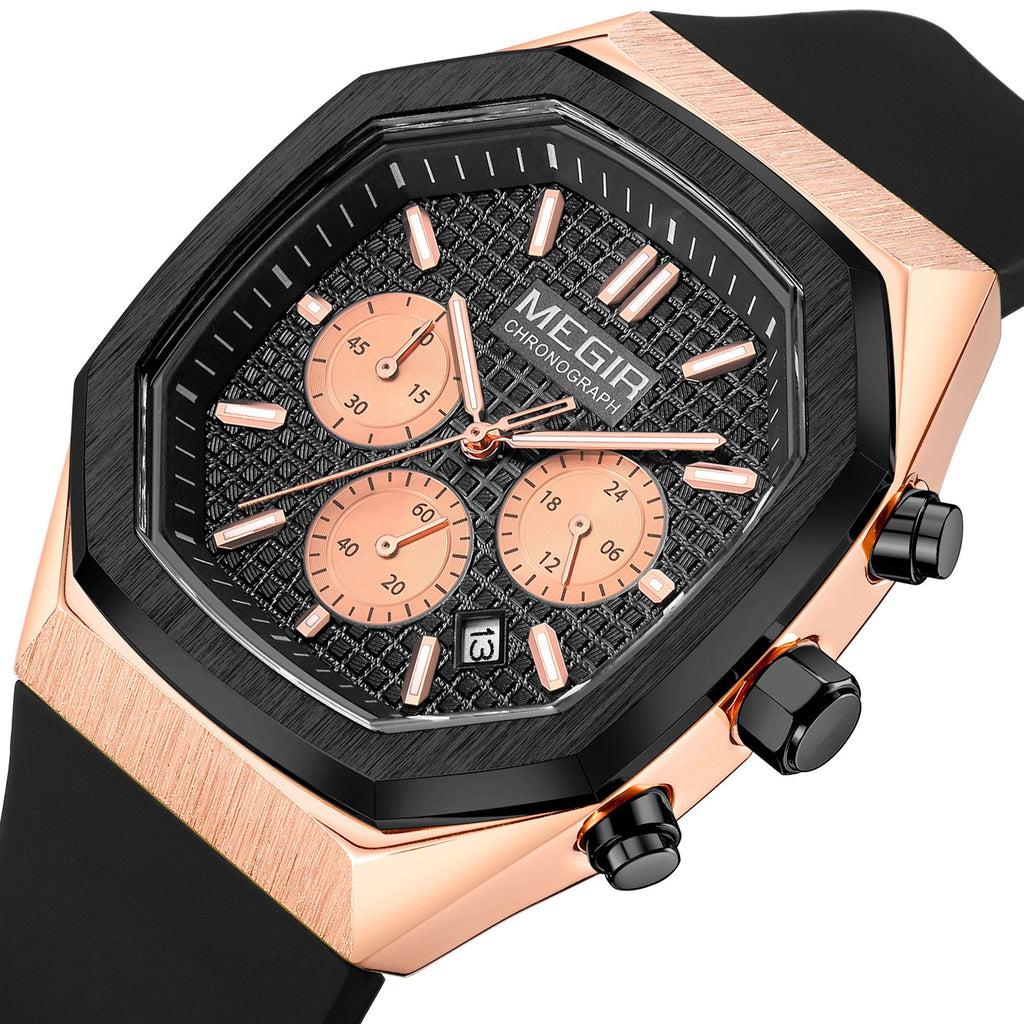 Rose Gold and Black PVD