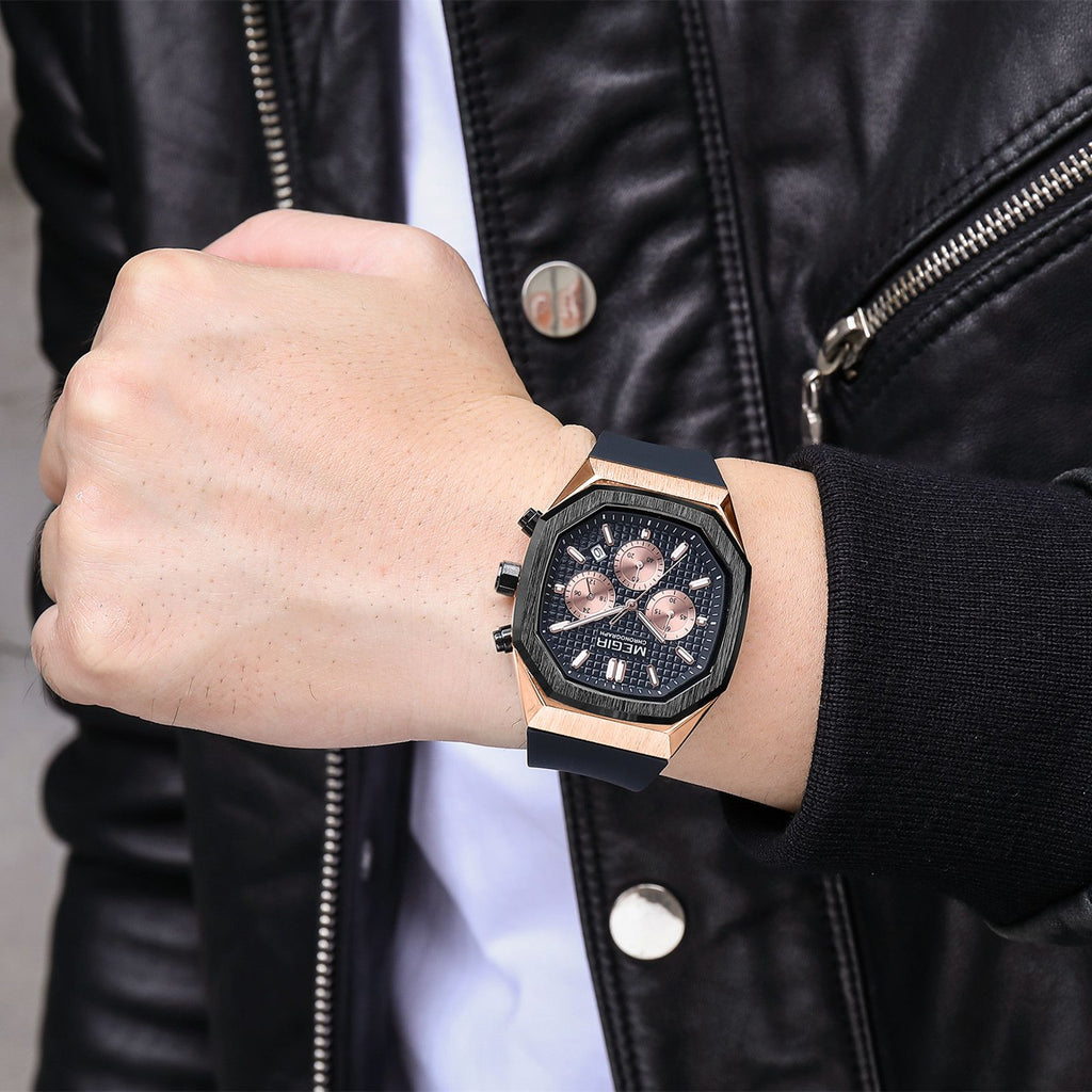 Rose Gold and Black PVD