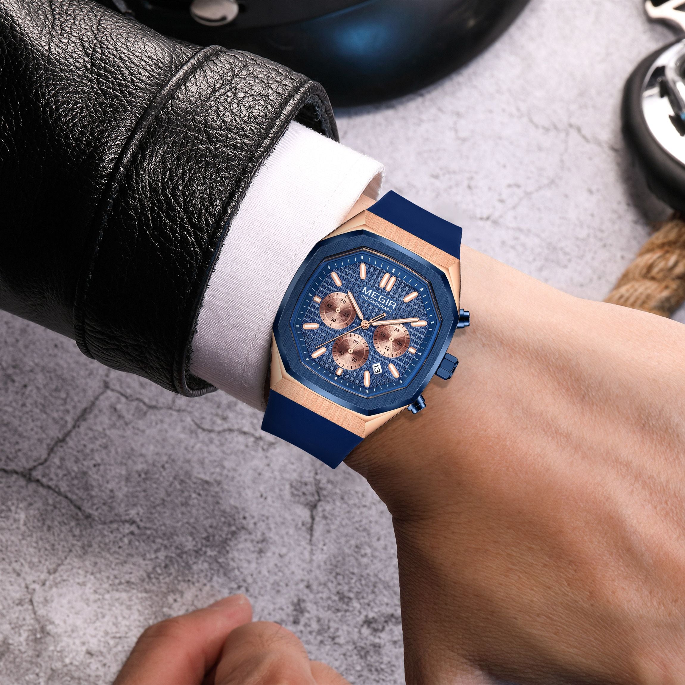 Rose Gold and Black PVD
