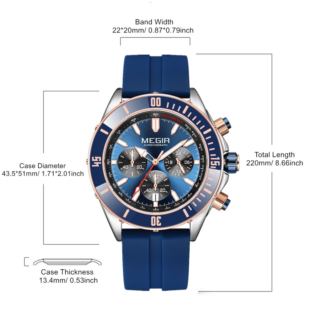 Watch with Black Dial