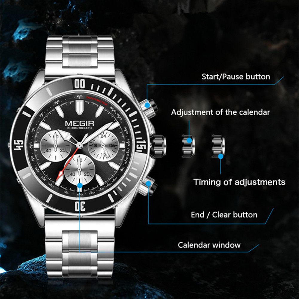 Watch with Black Dial