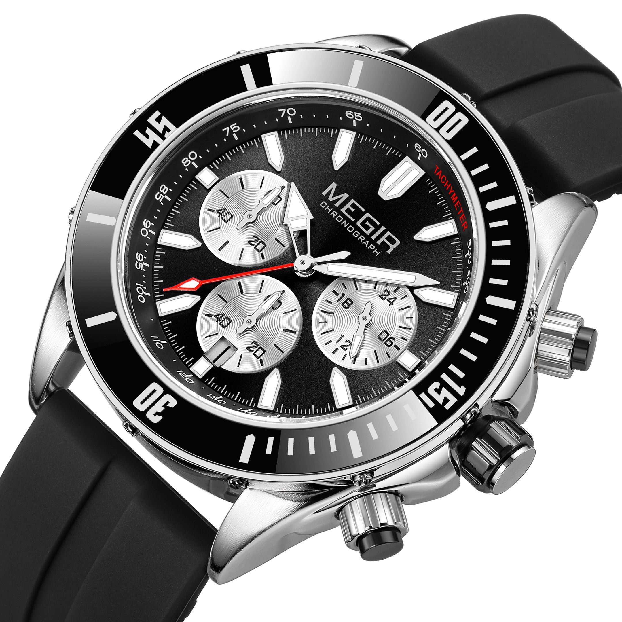 Watch with Black Dial