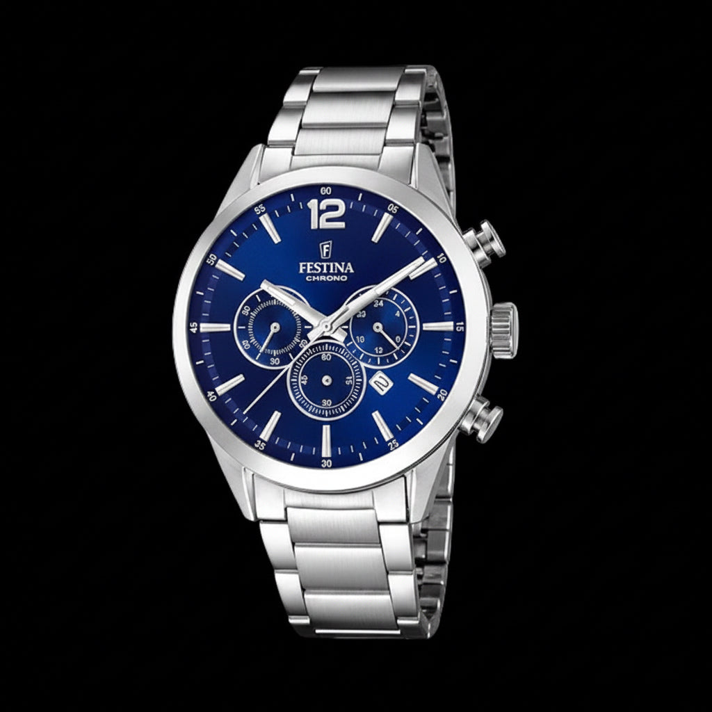 Festina Chronograph – Deep Blue Dial