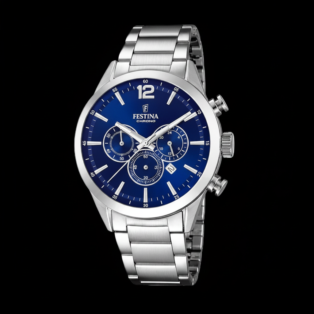 Festina Chronograph – Deep Blue Dial