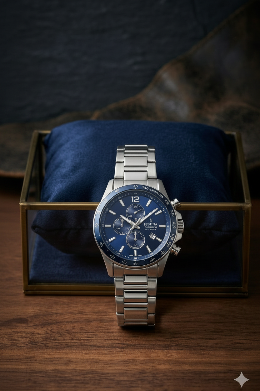 Festina Chronograph – Deep Blue Dial