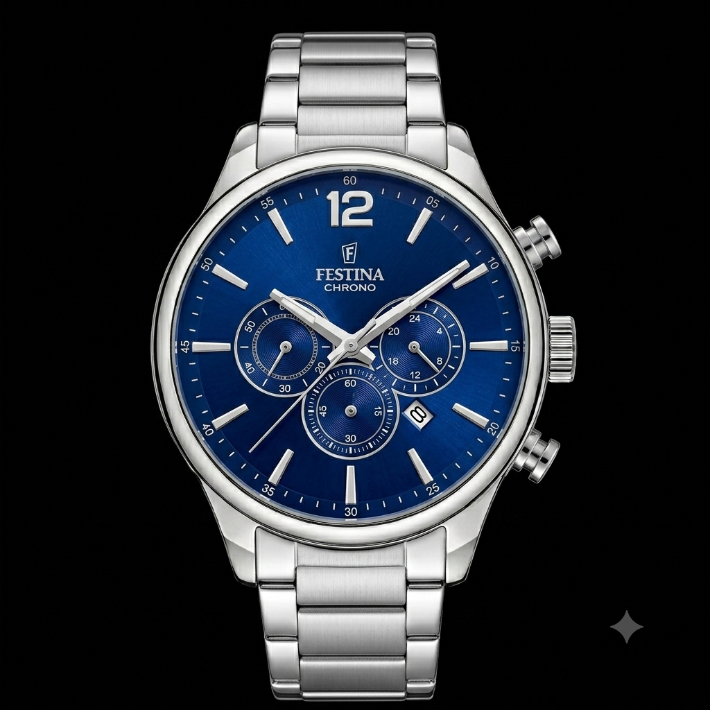 Festina Chronograph – Deep Blue Dial